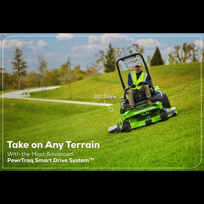 Райдер Zero-Turn Greenworks OptimusZ ZTC152 82V 24 кВт·ч