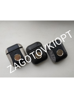 Чехлы для наушников AirPods под нанесение логотипа со вставкой и линзой