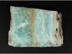 Арагонит голубой, полировка с двух сторон, Африка (56*41*9 мм, 48 г) №37755