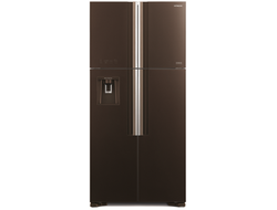 Холодильник Hitachi R-W 662 PU7 GBW, коричневое стекло