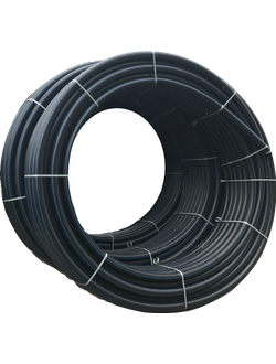 Труба питьевая ПЭ 100 SDR 11 d75x6.8 мм, ГОСТ18599-2001 (бухта 100м)