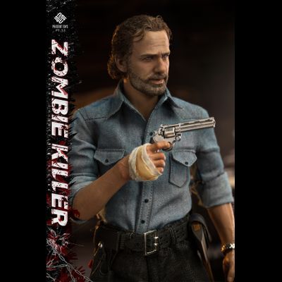 Рик Граймс (Ходячие мертвецы, Walking Dead) - КОЛЛЕКЦИОННАЯ ФИГУРКА 1/6  The Walking Dead Zombie killer (PT-sp53) - PRESENT TOYS