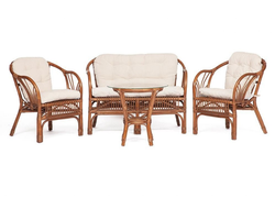 Комплект для отдыха из ротанга NEW BOGOTA коричневый кокос