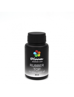 Топ Bloom Rubber no wipe 30 мл