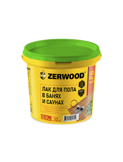 Лак для пола в банях и саунах «Zerwood»  0.9кг