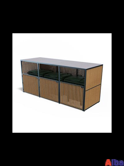 Контейнерная площадка на 3-5 контейнера