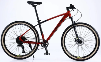 Горный велосипед Timetry TT061, 10 ск 29" красно-черный, рама 17"