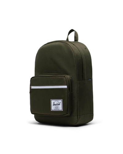 Herschel Pop Quiz Ivy Green/Chicory Coffee  вид сбоку