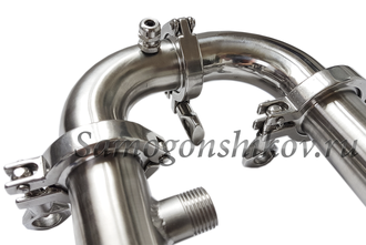 Самогонный дистиллятор «Хард» СС-2. С царгой 50 см. Кожухотрубный дефлегматор. (модификация 1)