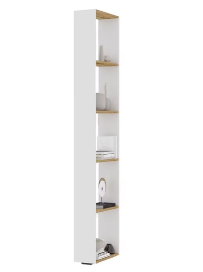 Спальня ХЕЛЕН - Стеллаж СТЛ 01 Дуб Крафт золотой/Белый Шагрень