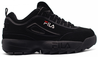 Fila Disruptor 2 Черные полностью замшевые (36-46)