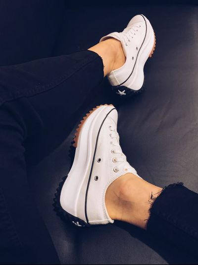 Кеды Converse Run Star Hike Low Top белые низкие на платформе