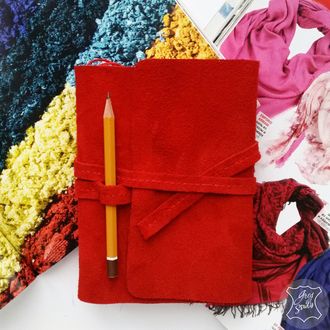 мягкий блокнот из замши, софт бук, блокнот в подарок, блокнот под сумочку