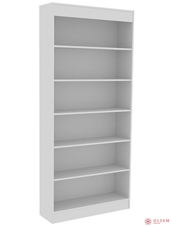 Стеллаж полки ЛДСП СП 900х300х2100мм (БЕЛЫЙ)