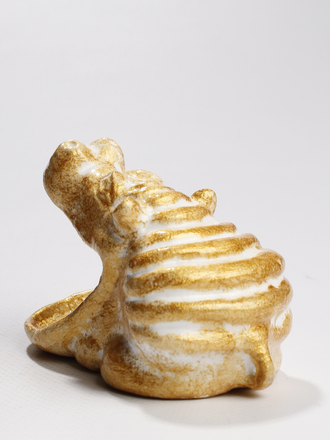 СУВЕНИР "Добрый бегемот 3" золотистый