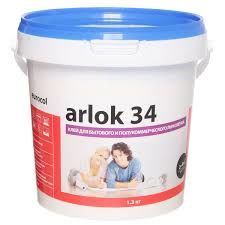 Клей для ПВХ Arlok 34 бытовой упаковка 1,3 кг. (Расход на 3-4 м.кв.)