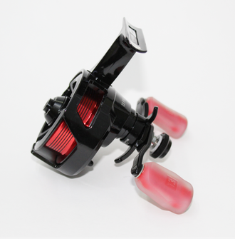 13 Fishing -  13 FISHING Descent - Inline Ice Fishing Reel  Gear Ratio Left Hand Retrieve (Aluminum Spool Gen 2 Desi