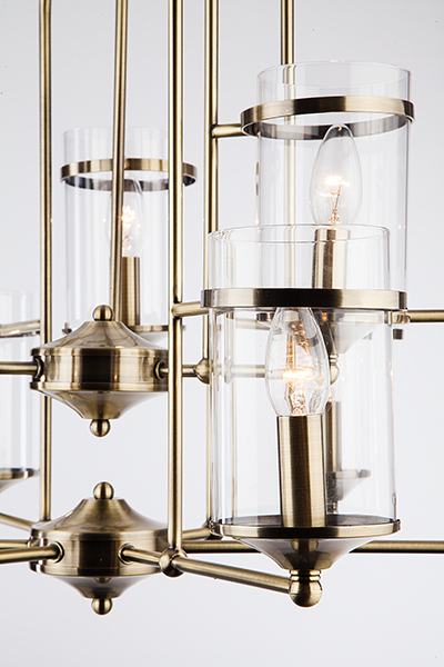 Подвесная люстра в стиле лофт 60040/9 античная бронза