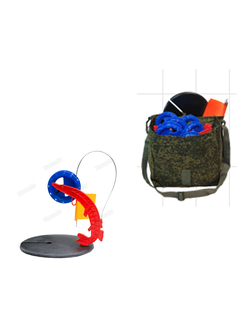 Набор жерлиц Щука НЕ оснащенных (в сумке 10шт), РБ