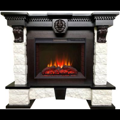 Электрокамин Ричард BL с очагом Sparta 25.5 LED