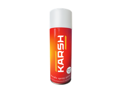 KARSH Краска акриловая Ral 9010 белая матовая White 400мл аэрозоль (12шт/кор)