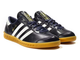 Adidas Hamburg (Черные полностью кожа)