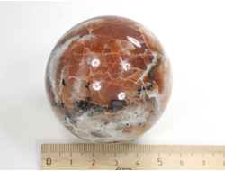 Шар Агат, Кварц, Халцедон, Бразилия (55 мм, 256 г) №29962