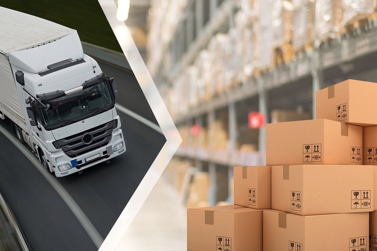 Автотранспортные перевозки. Логистика грузоперевозок. Логистика отгрузки товара. Склад. Склад транспортной компании.