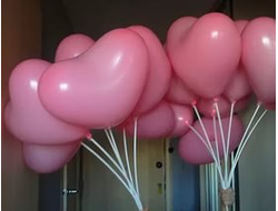 Шарик "Сердце" на палочке