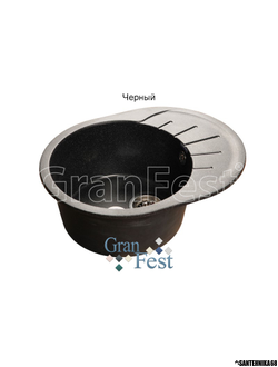 Керамическая мойка Granfest GF-R580L реверсивная 1 секционная мойка