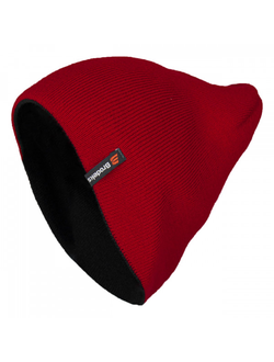 Шапка Brodeks Bicolor, красный / черный