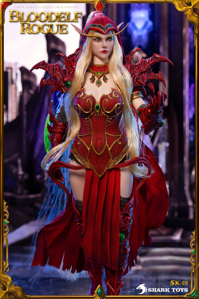 ПРЕДЗАКАЗ - Кровавая эльфийка Валира Сангвинар (World of Warcraft, WoW) - Коллекционная ФИГУРКА 1/6 Scale Blood Elf Rogue (SK-010) - SHARK TOYS ?ЦЕНА: 27900 РУБ.?