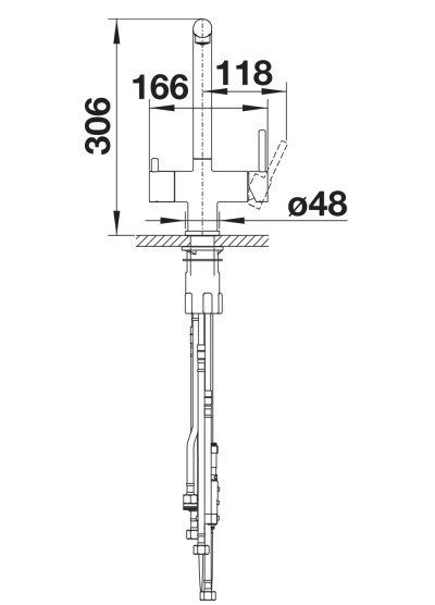 Смеситель Blanco FONTAS-S II, 525206