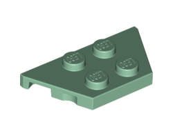 Wedge, Plate 2 x 4, Sand Green (51739 / 6187591)