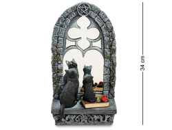 Модель № WS-885: Статуэтка «Кошка с котенком у зеркала»