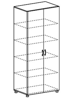 Шкаф с полками ШК 912