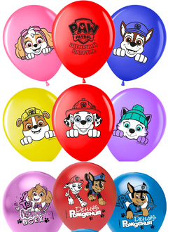 Шар 30 см "Свинка Пеппа", Ассорти, Пастель