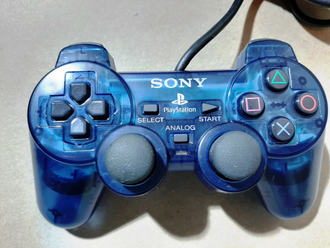 №009 "Ocean Blue" Оригинальный SONY Контроллер для PlayStation 2 PS2 DualShock 2