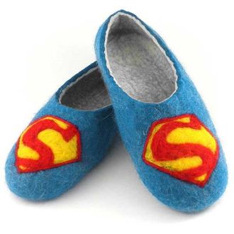 Купить тапочки войлочные "Супермен"