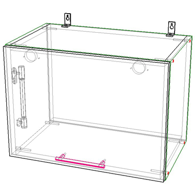 Шкаф кухонный Аляска ПГ-50 (500)