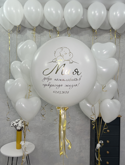 Набор шаров на выписку Нежность