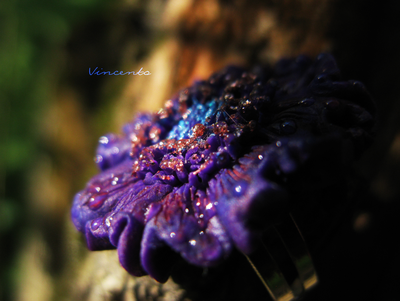 Волшебное кольцо "Пыльца Фей" из коллекции необычных украшений с цветами