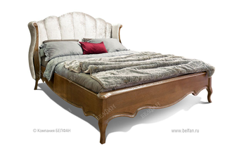 Кровать Трио 180 с мягким изголовьем (деревянное основание), Belfan купить в Севастополе
