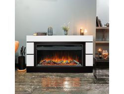 Линейный электрокамин Modern WT-LD с очагом Vision 42 LOG LED