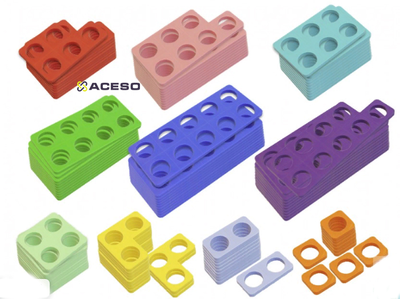 Нумикон. Набор цветных пластиковых форм 100шт.