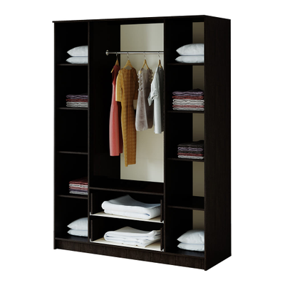 Фиеста Шкаф 4-х (1600*2216*610мм) венге/лоредо