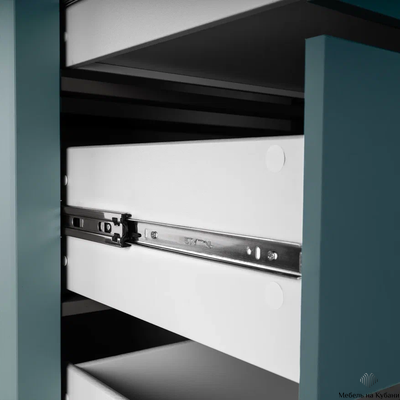 2.08.02.020.6 САГА комод 3 ящика темно-бирюзовый