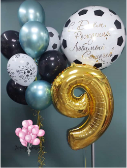 фольгированный шары футбол, футбольный мяч воздушный шарик, fol'girovannyj shar futbol