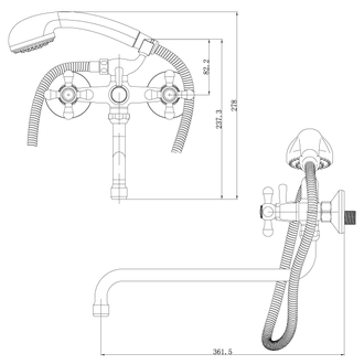 Смеситель для ванной Promotion LM6041C