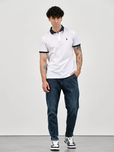 Поло мужское 4 белое